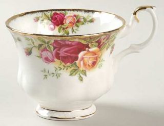Royal Albert Old Country Roses Footed Cup, Fine China Dinnerware   Montrose Shap