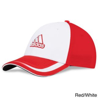 Adidas Adidas Mens Splice Logo Embroidred Adjustable Cap Red Size One Size Fits Most