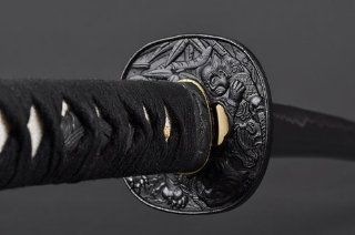 Fully Handmade Tiger Aluminium Alloy Japanese Samurai Katana Training Sword #982  Martial Arts Practice Swords  Sports & Outdoors