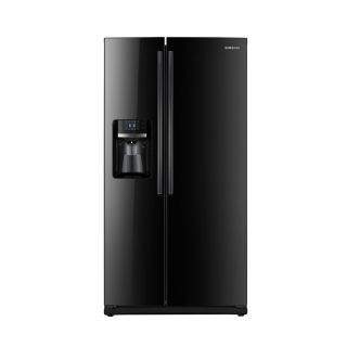 Samsung 25.6 cu ft Side by Side Refrigerator with Single Ice Maker (Black) ENERGY STAR