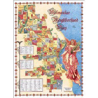 The Milwaukee Neighborhood Map Inc. Big Stick 9781929687077 Books