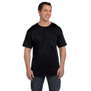 Hanes Mens Beefy t With Pocket Undershirts (set Of 6)