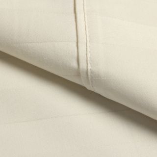 Lcm Home Fashions Cotton Damask 400 Thread Count Cotton Sheet Set White Size Twin
