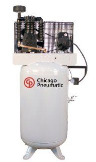 Chicago Pneumatic RCP 581VNS 5 HP 80 Gallon Two Stage Reciprocating Air Compressor    