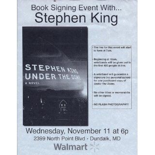Under the Dome A Novel Stephen King 9781439148501 Books