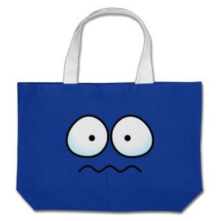 Worried Face Canvas Bag