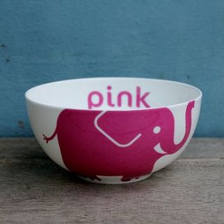 elephant fine bone china bowl by colourful dove