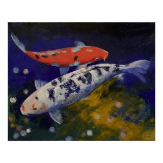 Bekko Koi Fish Print