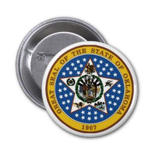 Oklahoma State Seal Buttons