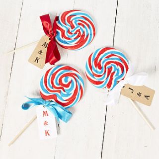 personalised british swirly lollipop by sophia victoria joy etc