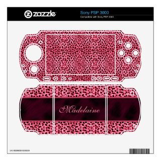 Pink Cheetah Sony PSP 3000 Skin