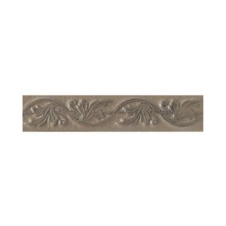 American Olean Costa Rei Terra Marrone Ceramic Listello Tile (Common 2 in x 10 in; Actual 2 in x 10 in)