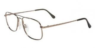 AUTOFLEX Eyeglasses (110) BROWN, 61 mm at  Mens Clothing store