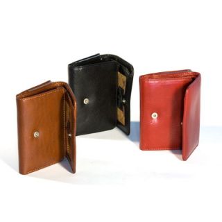 Tony Perotti Italico Ultimo Tri Fold Wallet with Framed Coin Pocket