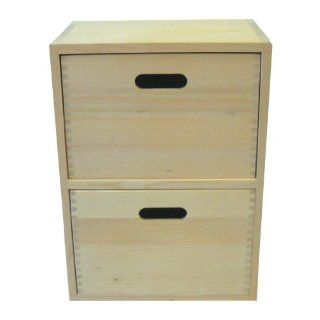 Shop Cedar Delite HLFND430X590 LC Hemlock Two Drawer Chest Nightstand, at the  Furniture Store. Find the latest styles with the lowest prices from Cedar Delite