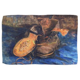 A Pair of Shoes by Vincent van Gogh 1887 Towel