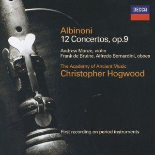 Albinoni   12 Concertos, op. 9 / Manze, de Bruine, AAM, Hogwood Music