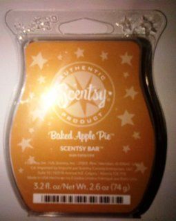 Scentsy Baked Apple Pie Bar Wickless Candle Tart Wax 3.2 Oz   Scented Candles