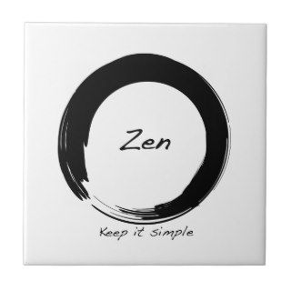 Zen Keep It Simple Ceramic Tile