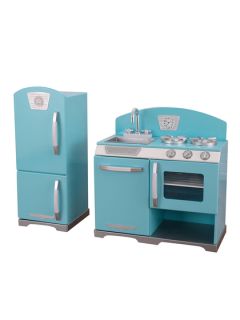Blue Retro Kitchen & Refrigerator by KidKraft
