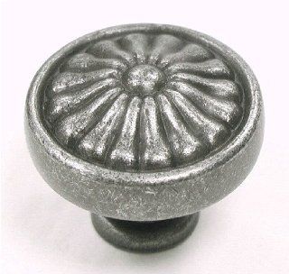 Top Knobs M601 Normandy Medallion Knob Pewter   Cabinet And Furniture Knobs  