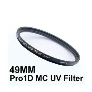 RainbowImaging Pro 1D super slim 49mm UV (Ultra Violet) Multi Coated Glass Filter, (Glass made in Japan, same class as HOYA Pro 1 series, 3rd Brand)  Camera Lens Sky And Uv Filters  Camera & Photo