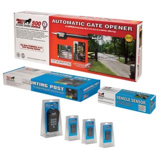 Mighty Mule Single Gate Convenience Package, Model# FM500-CNV  Gate Openers