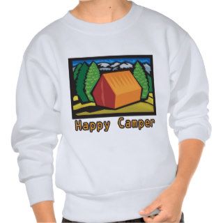 Happy Camper Pull Over Sweatshirt