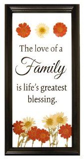 Newview K597 21 Pressed Flowers Wall Decor, The Love Of A Family   Wall Sculptures