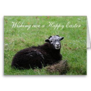 Wishing ewe a Happy Easter Card