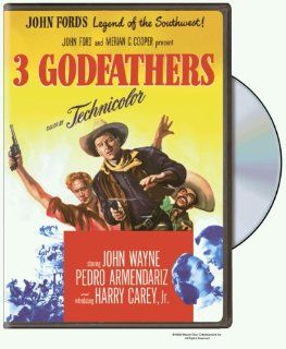 3 Godfathers John Wayne, Ward Bond, Ben Johnson, John Ford Movies & TV