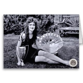Miss America 1924 Ruth Malcomson Greeting Card