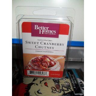 Better Homes and Gardens Sweet Cranberry Chutney Scented Wax Cubes   Scented Candles