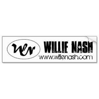 wn logo, Willie Nash, www.willienash Bumper Stickers