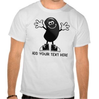 Black Jelly Bean Personalized Shirts