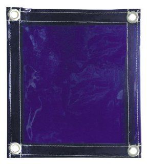 Tillman 604R68 6' X 8' 1 Panel Transparent Blue Vinyl Welding Curtain   Arc Welding Rods  