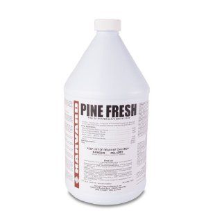Harvard Chemical 605 Pine Fresh Quaternary Disinfectant Cleaner, Pine Oil Odor, 1 Gallon Bottle, Amber (Case of 4) Science Lab Disinfectants
