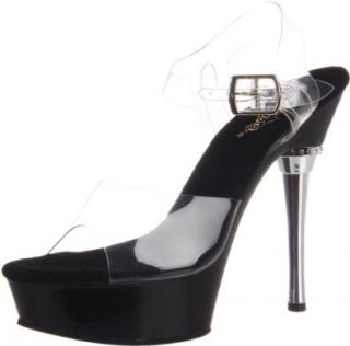Pleaser Women's Allure 608/C/B Platform Sandal Shoes