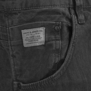 Jack & Jones Mens Stan Twisted Core Jeans   Black Navy      Mens Clothing