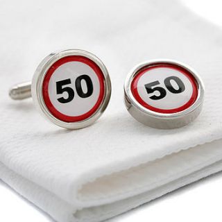 speed signs cufflinks by me and my car