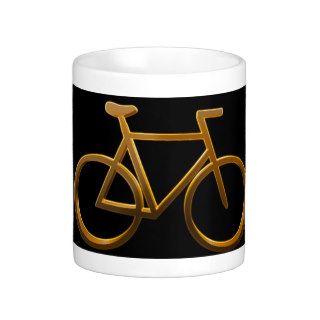 Golden Bike Coffee Mugs