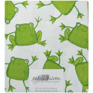 Fabric Palette 1/4 Yard 100% Cotton Fabric   Frogs
