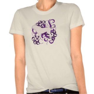 Purple Swirl Dogue de Bordeaux Shirts