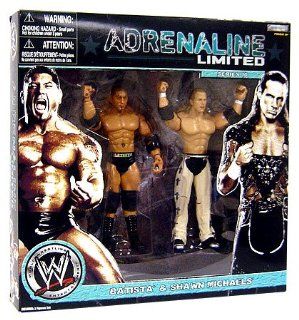 WWE Wrestling Exclusive Adrenaline Limited Series 10 Action Figure 2 Pack Batista and Shawn Michaels Toys & Games