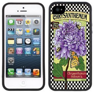 Chrysanthemums Handmade iPhone 5 Black Bumper Plastic Case Cell Phones & Accessories