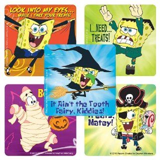 SpongeBob Square Pants Halloween Stickers   75 Per Pack Toys & Games