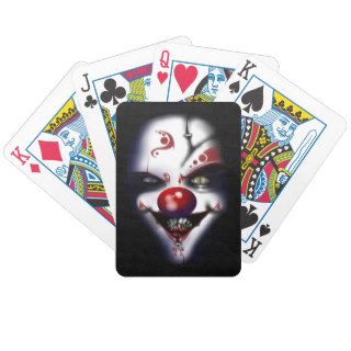 Replacement Surgeon   Evil Clown Bicycle Poker Cards