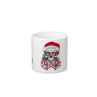 Scary Christmas Espresso Cups