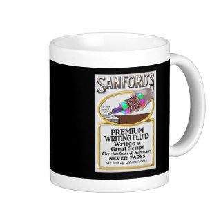 Sanford's Premium TV News Writing Fluid Coffee Mugs