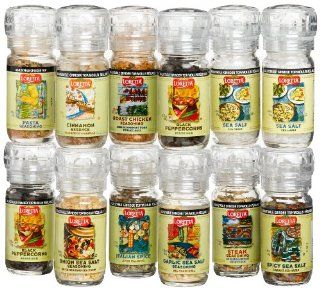 Loretta Small Spice Grinders Assortment (Pack of 12)  Spices And Seasonings  Grocery & Gourmet Food